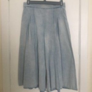 Denim culottes - size 28